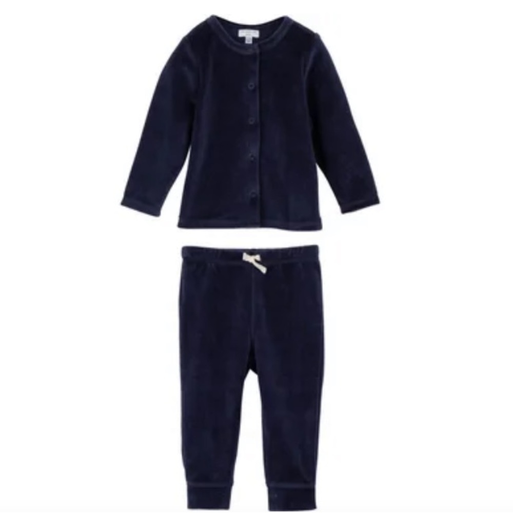 Maison me baby velour set